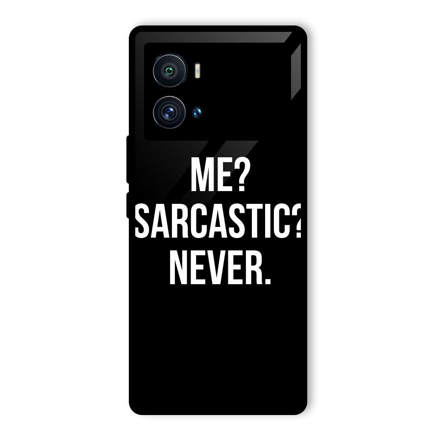 Sarcastic Quote Glass Back Case for Vivo iQOO 9 Pro