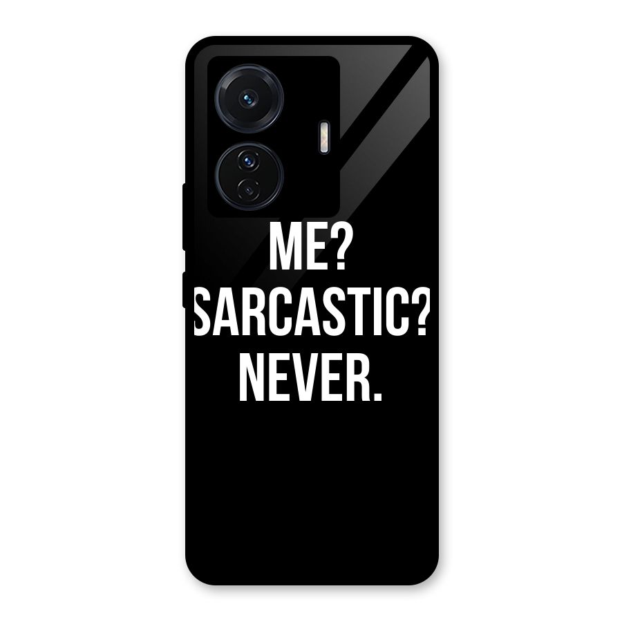 Sarcastic Quote Glass Back Case for Vivo iQOO Z6 Pro
