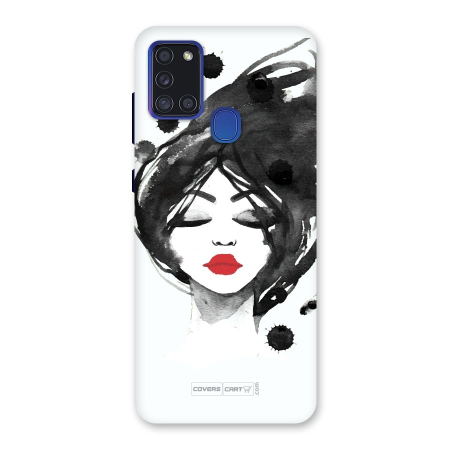 Sassy Girl Back Case for Galaxy A21s
