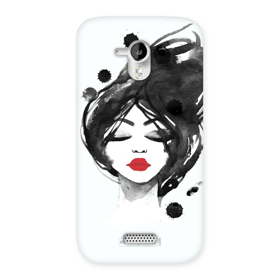 Sassy Girl Back Case for Micromax Canvas HD A116