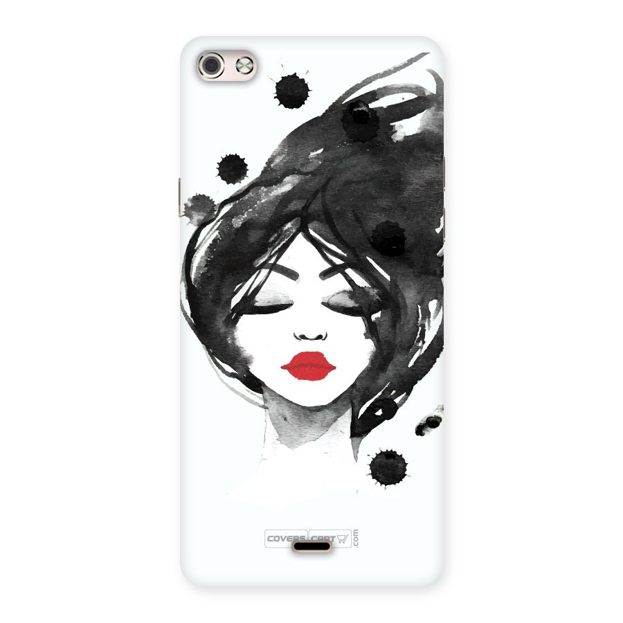 Sassy Girl Back Case for Micromax Canvas Silver 5