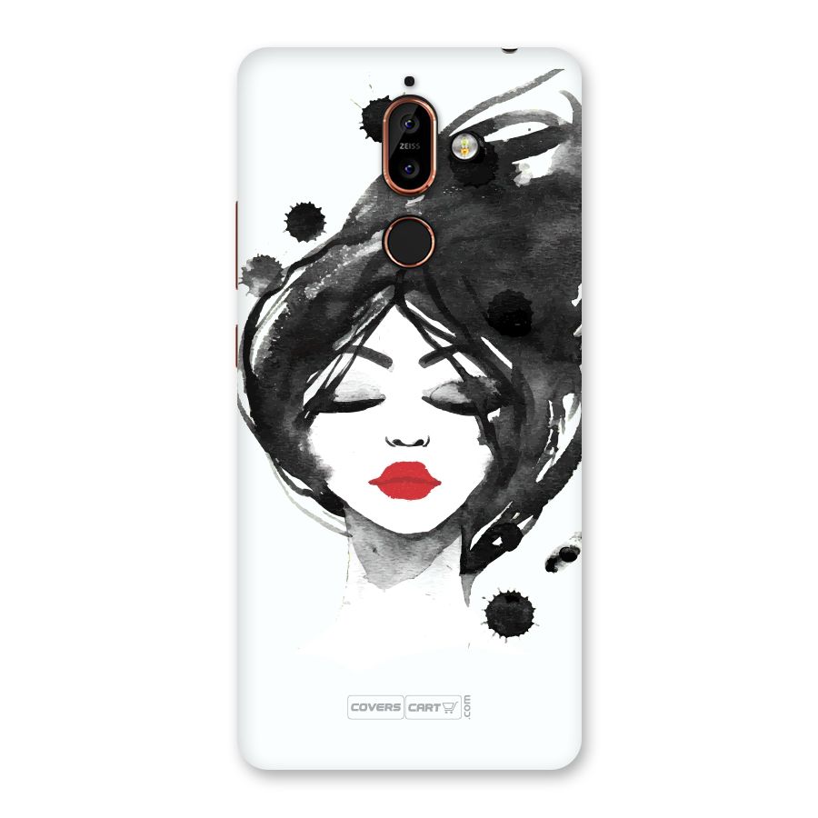 Sassy Girl Back Case for Nokia 7 Plus