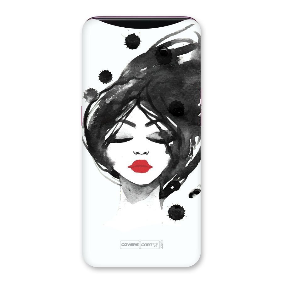 Sassy Girl Back Case for Oppo Find X