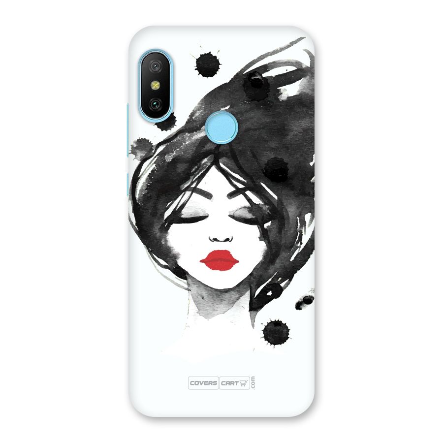 Sassy Girl Back Case for Redmi 6 Pro