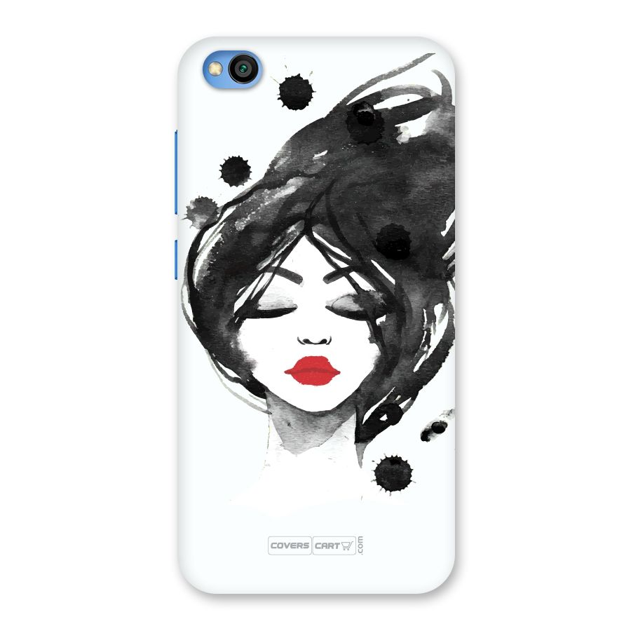 Sassy Girl Back Case for Redmi Go