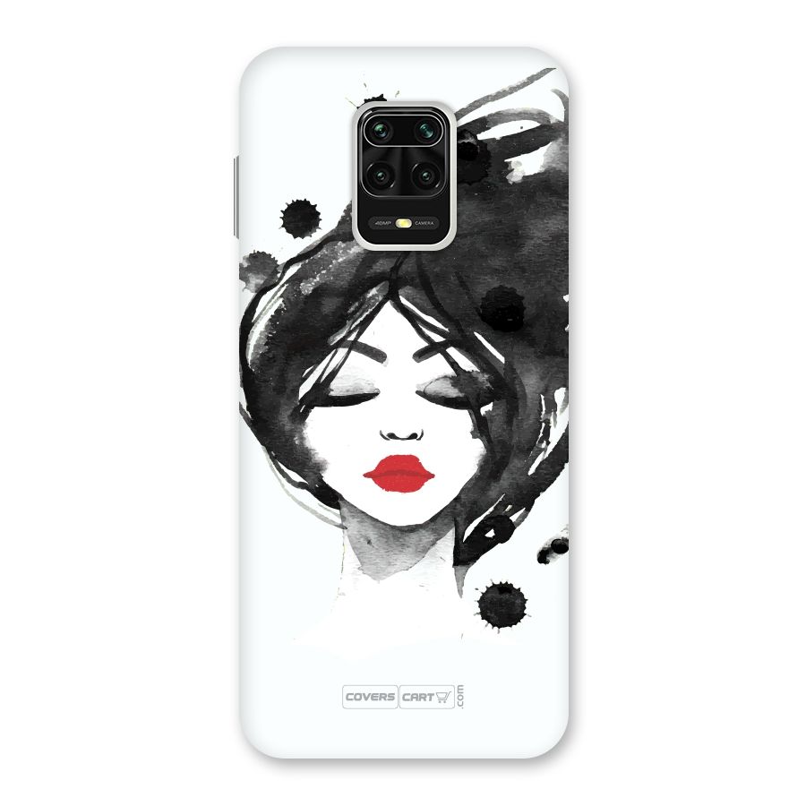Sassy Girl Back Case for Redmi Note 9 Pro