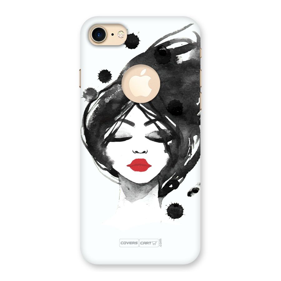 Sassy Girl Back Case for iPhone 7 Logo Cut
