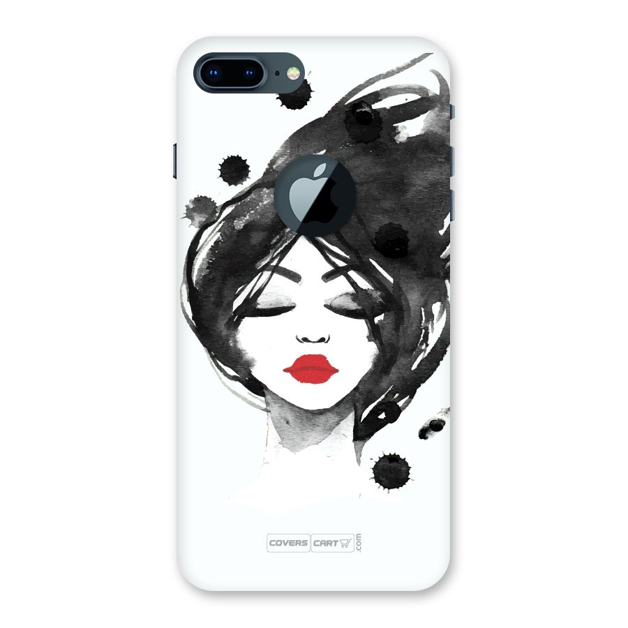Sassy Girl Back Case for iPhone 7 Plus Logo Cut