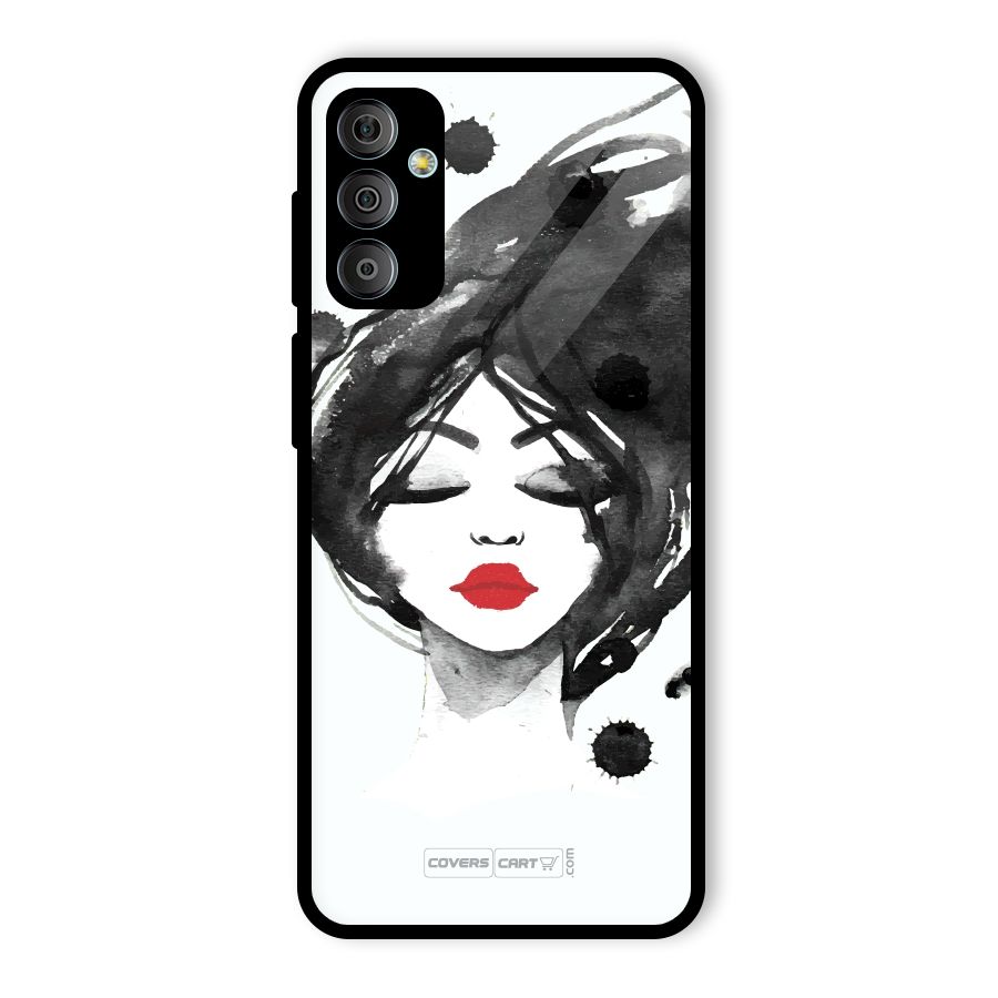 Sassy Girl Glass Back Case for Galaxy F23
