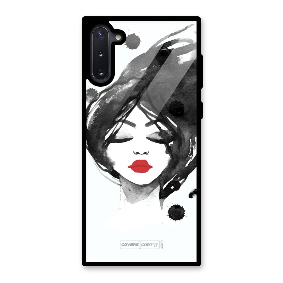 Sassy Girl Glass Back Case for Galaxy Note 10