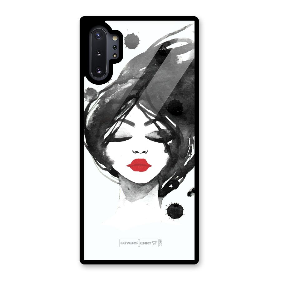 Sassy Girl Glass Back Case for Galaxy Note 10 Plus
