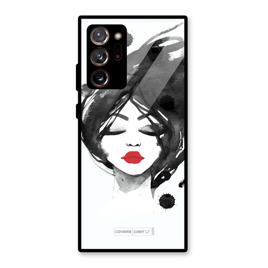 Sassy Girl Glass Back Case for Galaxy Note 20 Ultra 5G