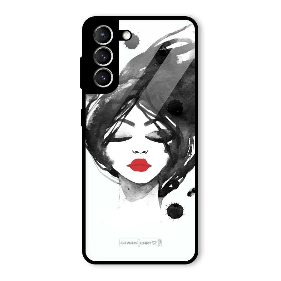 Sassy Girl Glass Back Case for Galaxy S21 5G