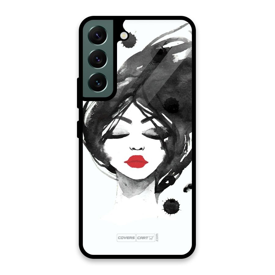 Sassy Girl Glass Back Case for Galaxy S22 5G