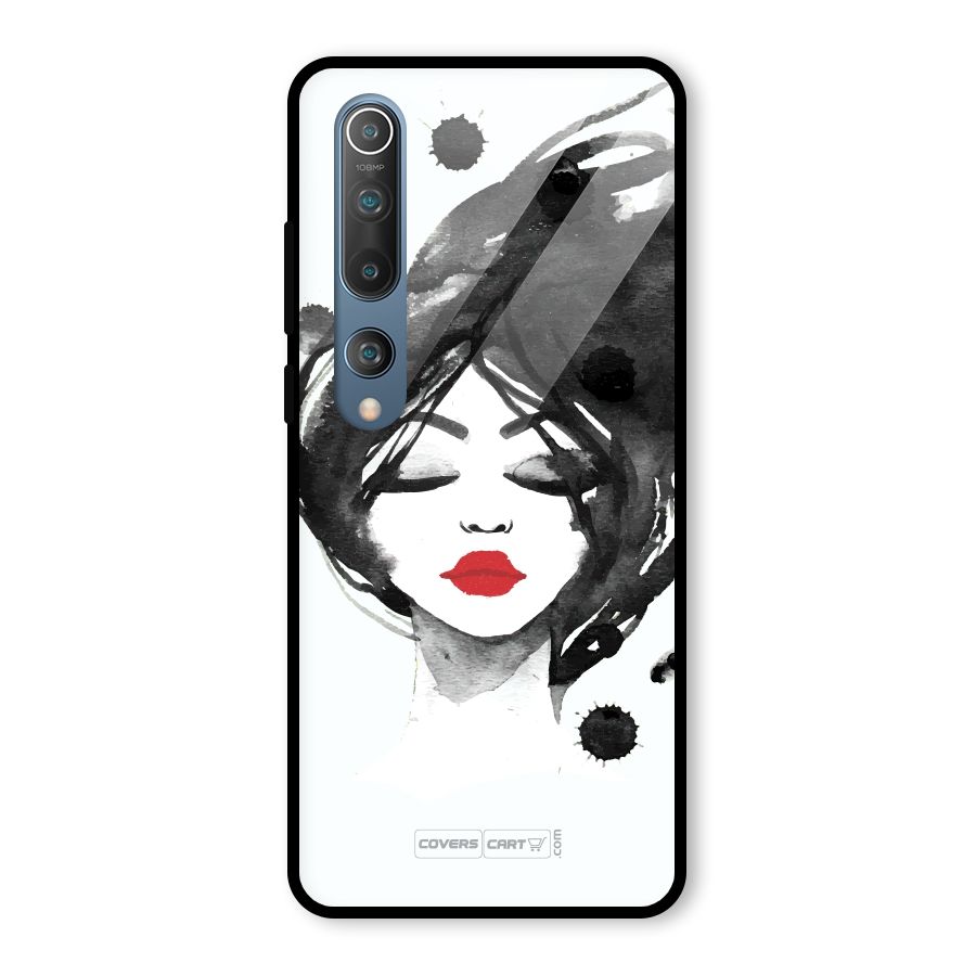 Sassy Girl Glass Back Case for Mi 10