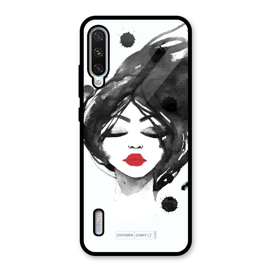 Sassy Girl Glass Back Case for Mi A3