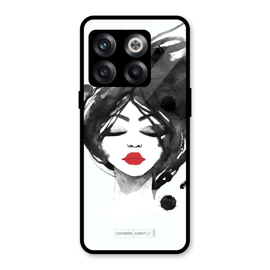 Sassy Girl Glass Back Case for OnePlus 10T