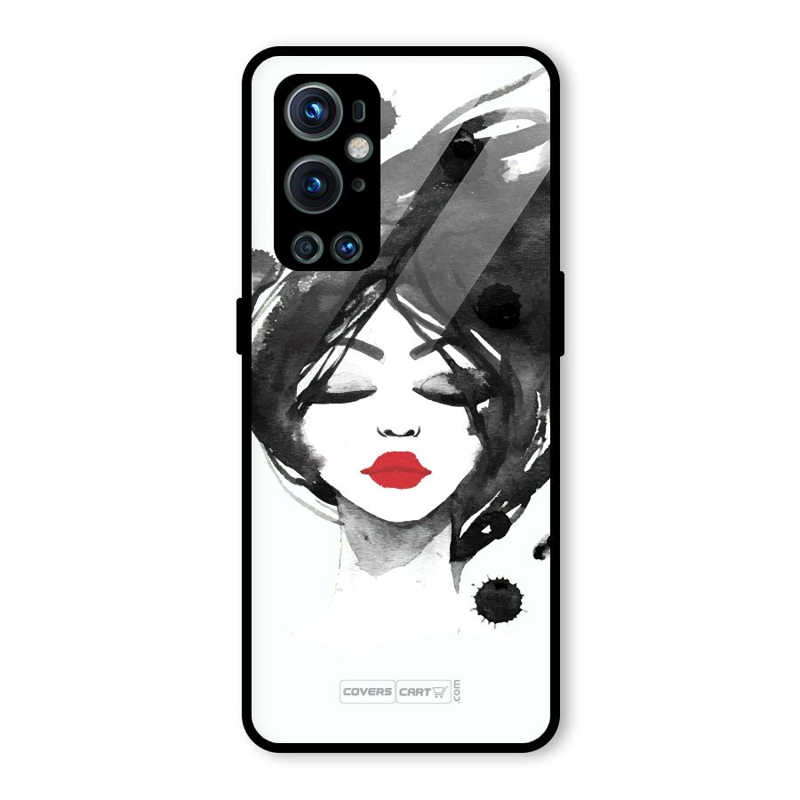 Sassy Girl Glass Back Case for OnePlus 9 Pro