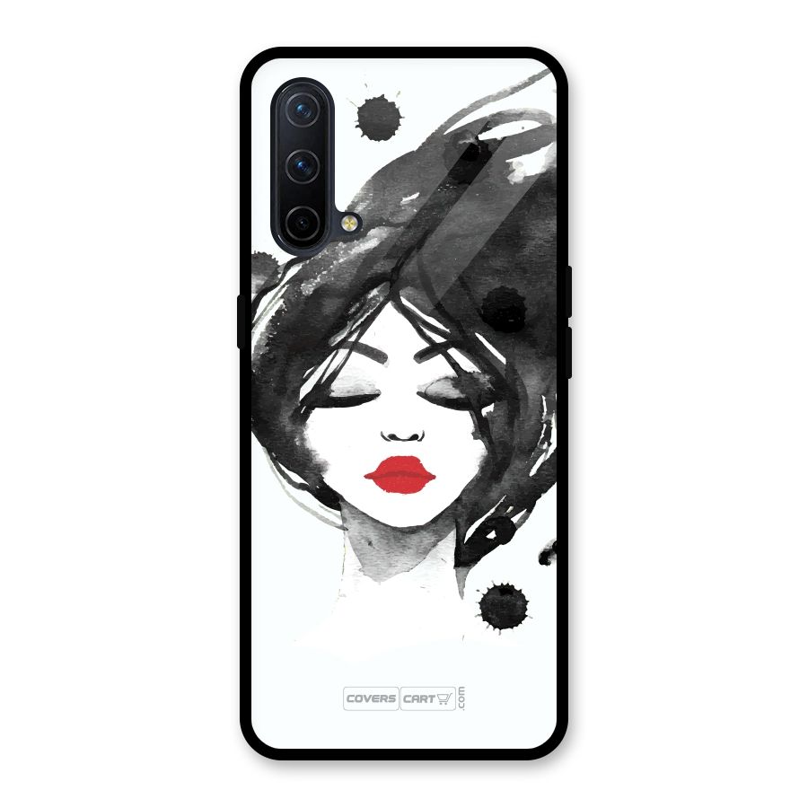Sassy Girl Glass Back Case for OnePlus Nord CE 5G
