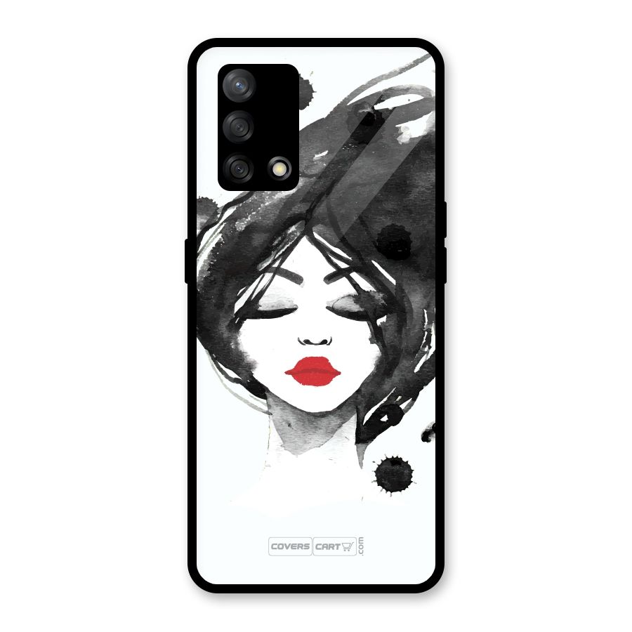 Sassy Girl Glass Back Case for Oppo F19