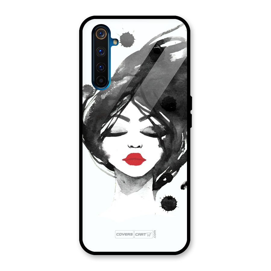 Sassy Girl Glass Back Case for Realme 6 Pro