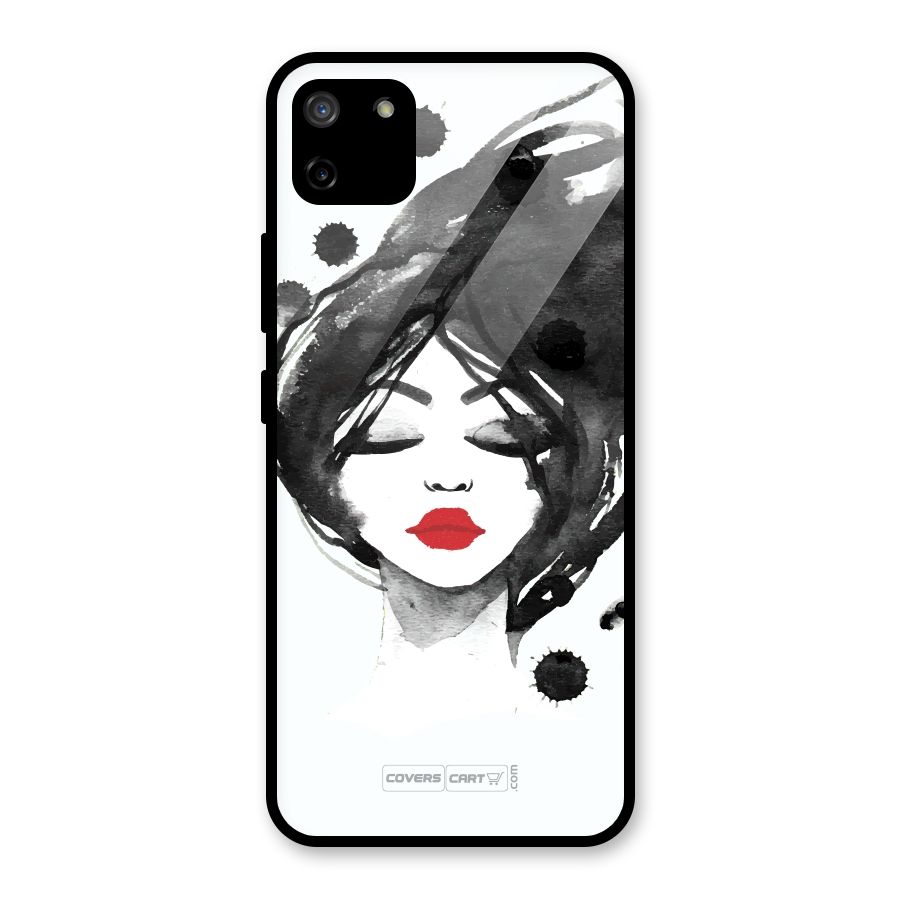 Sassy Girl Glass Back Case for Realme C11