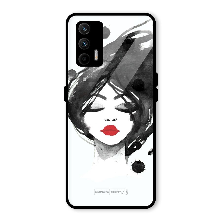 Sassy Girl Glass Back Case for Realme GT 5G