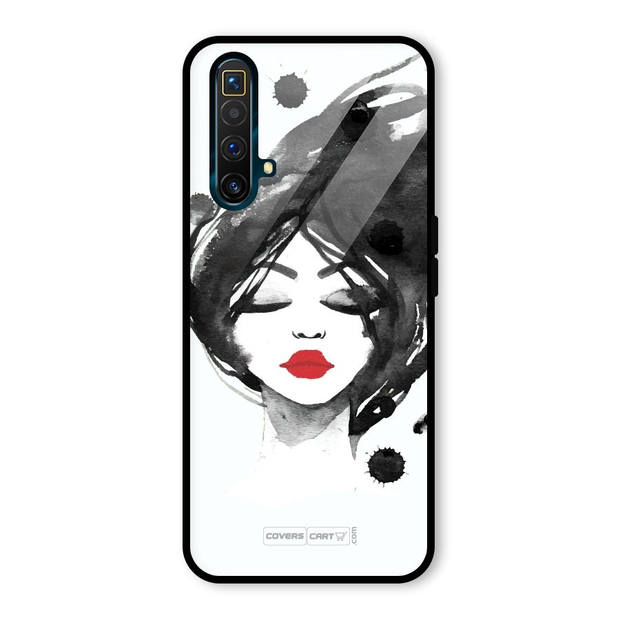 Sassy Girl Glass Back Case for Realme X3 SuperZoom