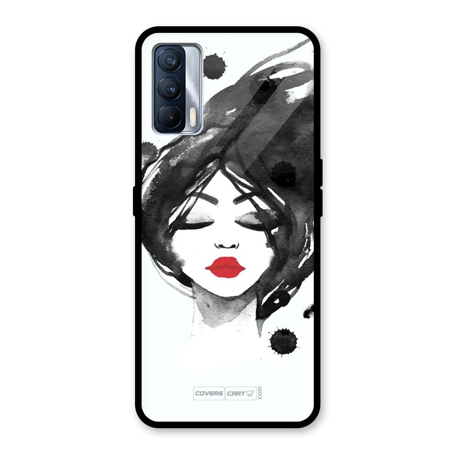 Sassy Girl Glass Back Case for Realme X7