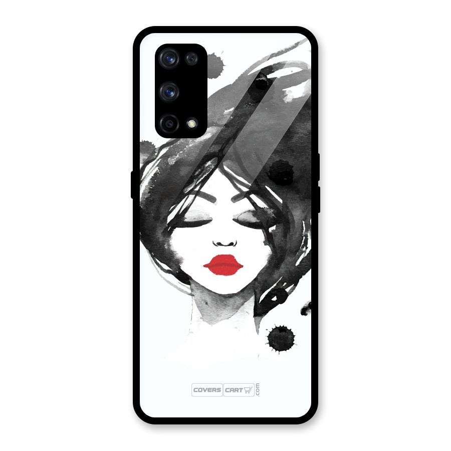 Sassy Girl Glass Back Case for Realme X7 Pro