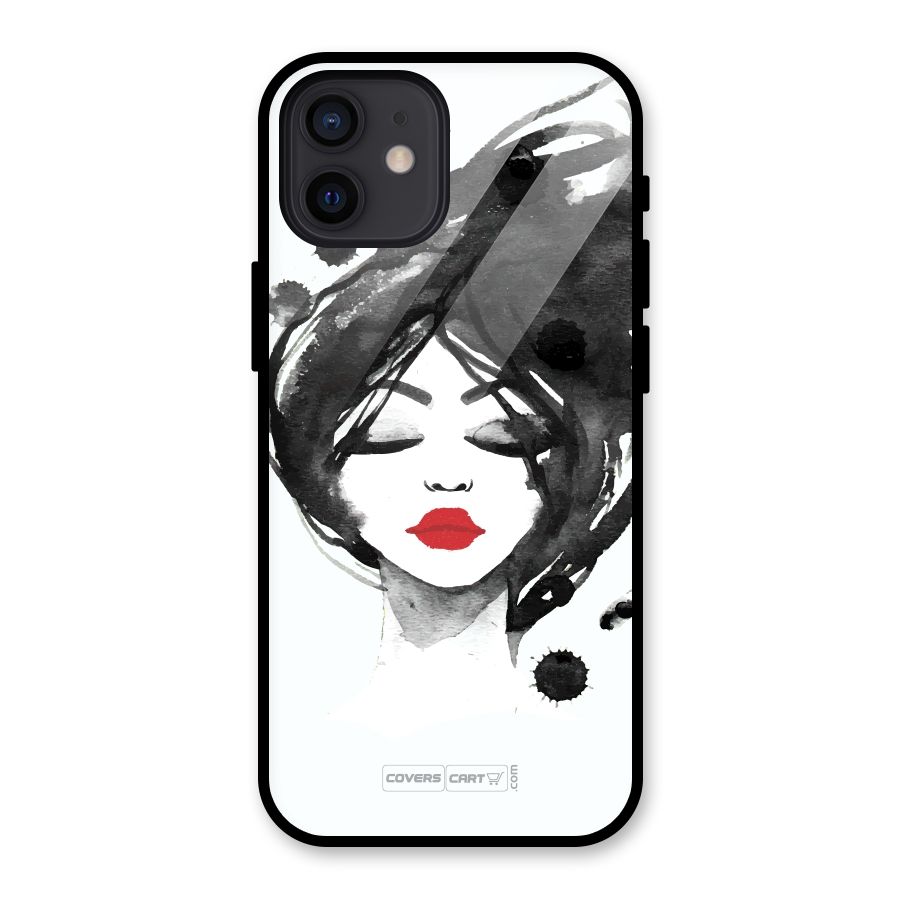 Sassy Girl Glass Back Case for iPhone 12