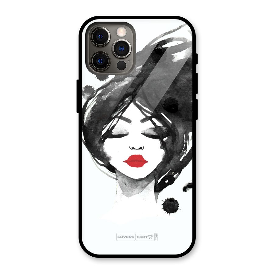 Sassy Girl Glass Back Case for iPhone 12 Pro