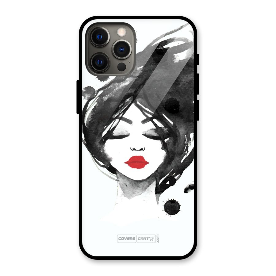 Sassy Girl Glass Back Case for iPhone 12 Pro Max