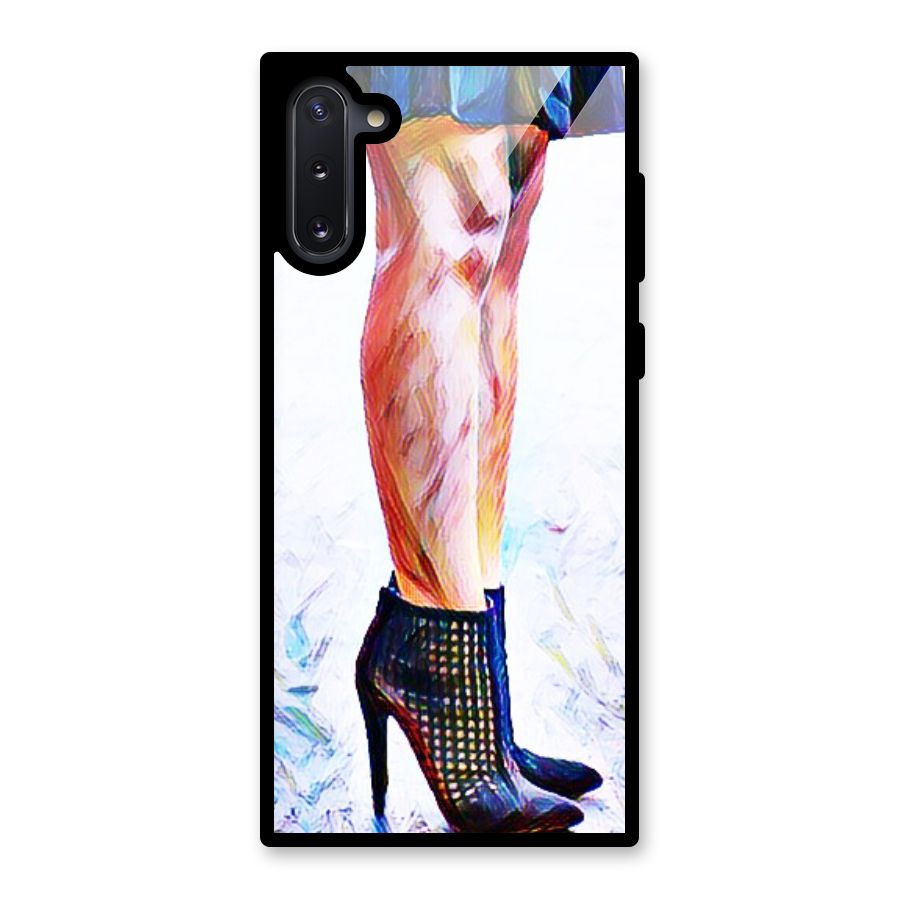 Sassy Heels Glass Back Case for Galaxy Note 10