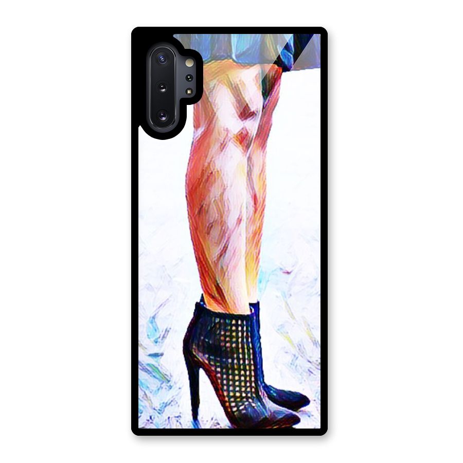Sassy Heels Glass Back Case for Galaxy Note 10 Plus