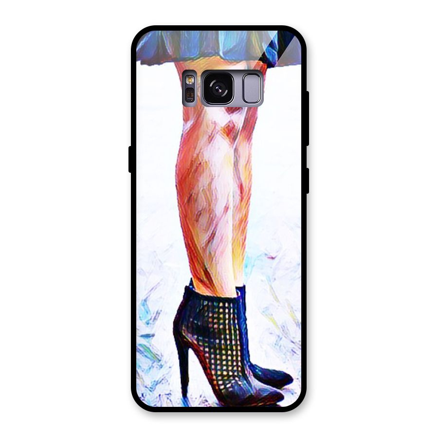 Sassy Heels Glass Back Case for Galaxy S8