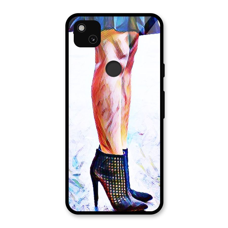 Sassy Heels Glass Back Case for Google Pixel 4a