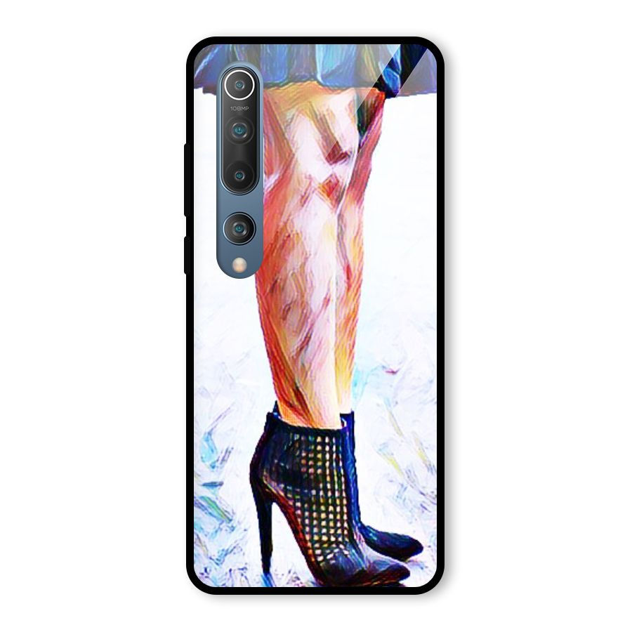 Sassy Heels Glass Back Case for Mi 10