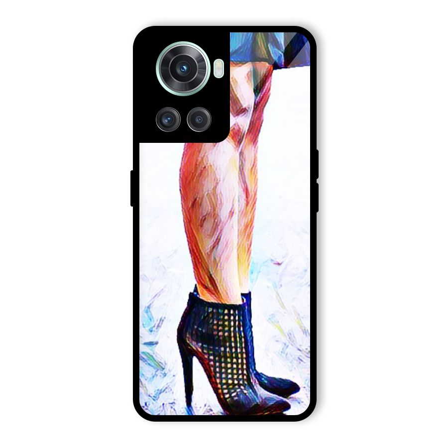Sassy Heels Glass Back Case for OnePlus 10R