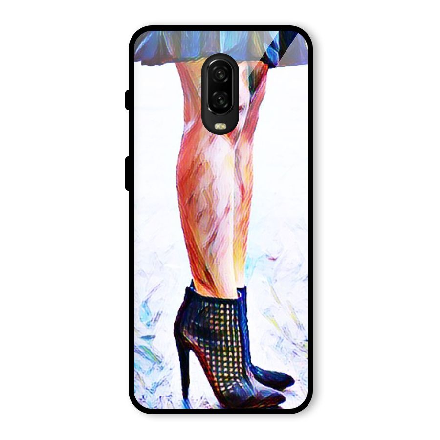 Sassy Heels Glass Back Case for OnePlus 6T