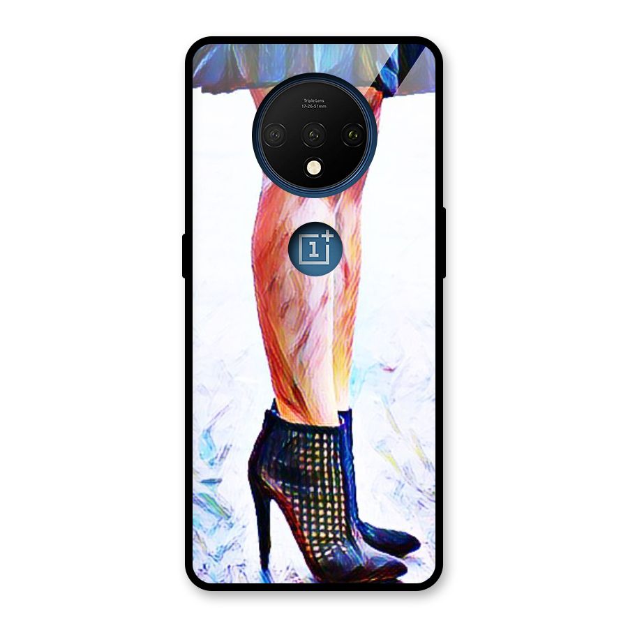 Sassy Heels Glass Back Case for OnePlus 7T