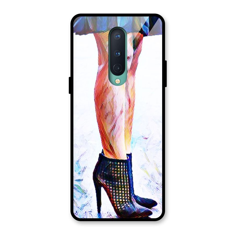 Sassy Heels Glass Back Case for OnePlus 8