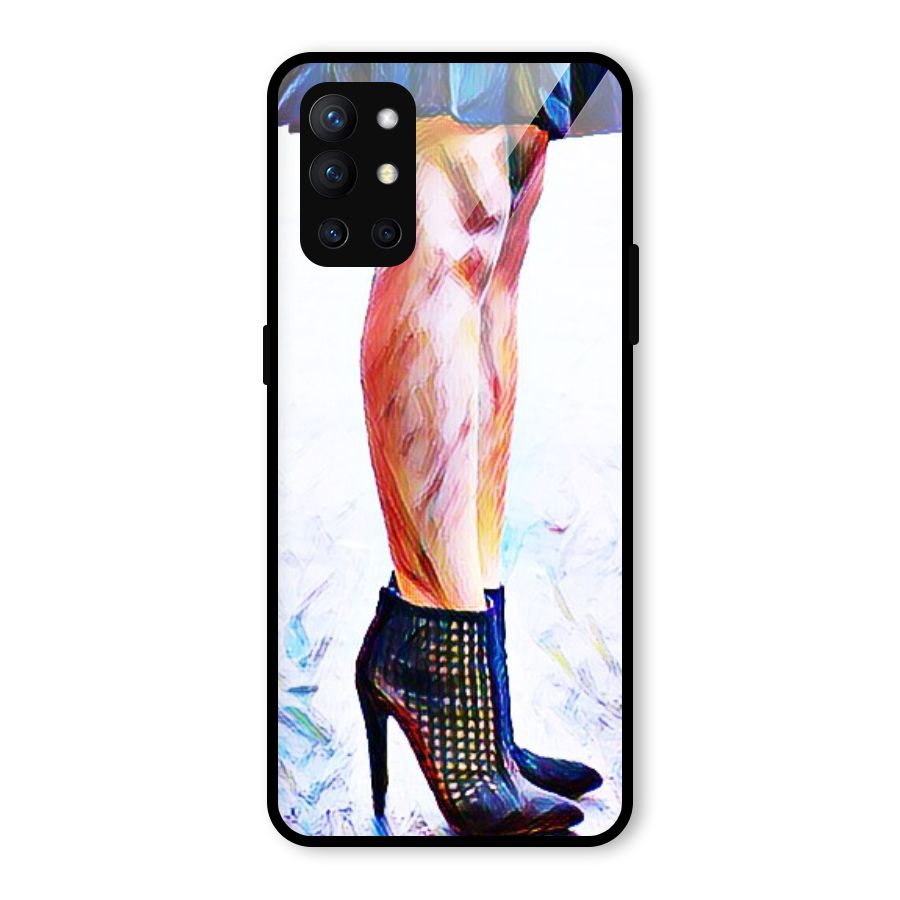 Sassy Heels Glass Back Case for OnePlus 9R