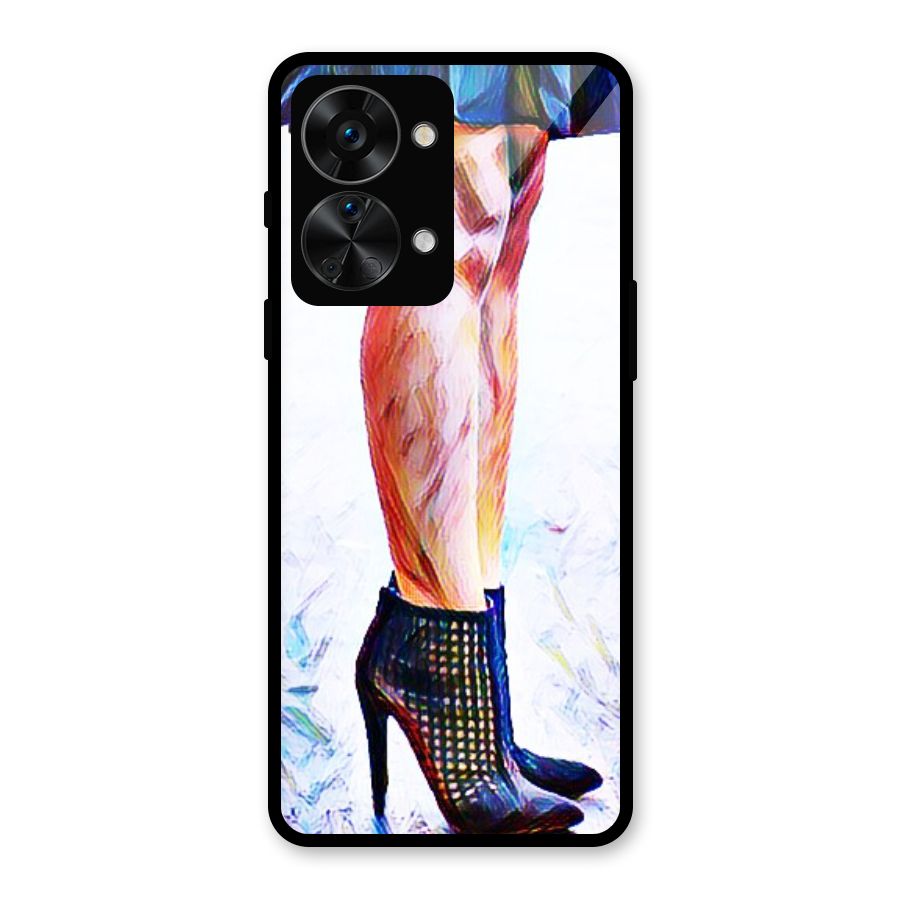 Sassy Heels Glass Back Case for OnePlus Nord 2T