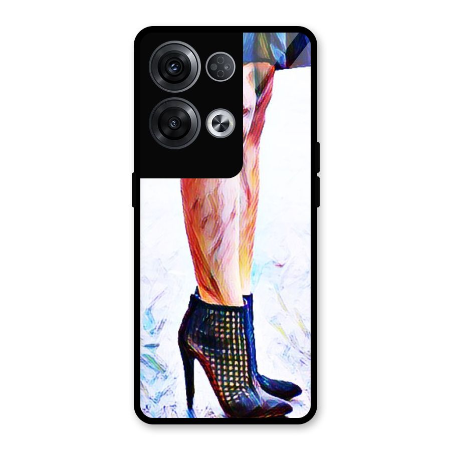 Sassy Heels Glass Back Case for Oppo Reno8 Pro 5G