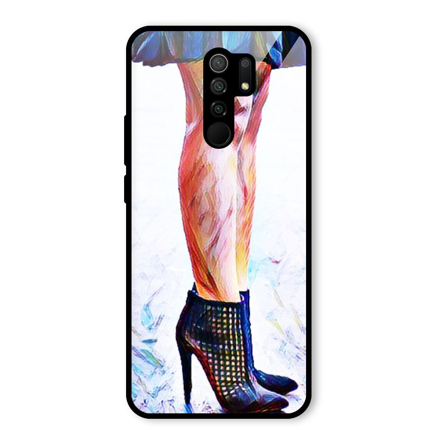 Sassy Heels Glass Back Case for Poco M2