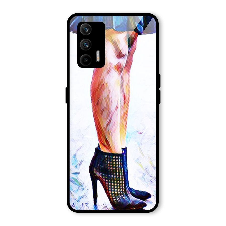 Sassy Heels Glass Back Case for Realme GT 5G
