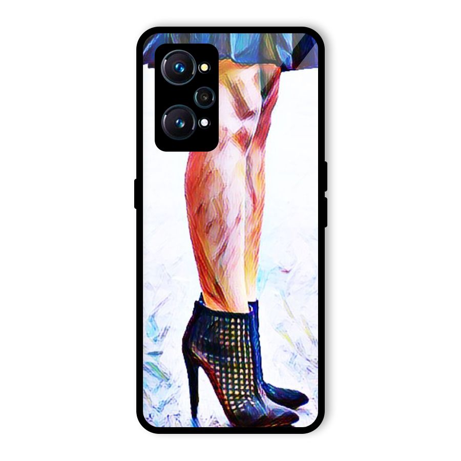 Sassy Heels Glass Back Case for Realme GT Neo2