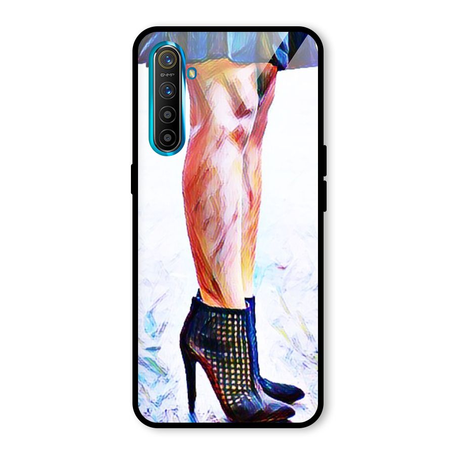 Sassy Heels Glass Back Case for Realme X2