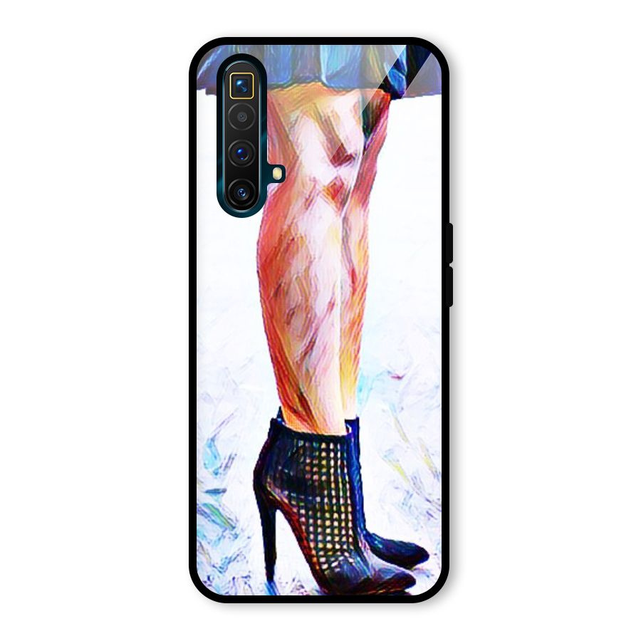 Sassy Heels Glass Back Case for Realme X3 SuperZoom
